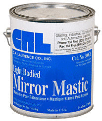 CRL Light-Bodied Mirror Mastic - 2 Gallons - Item # 3002GL