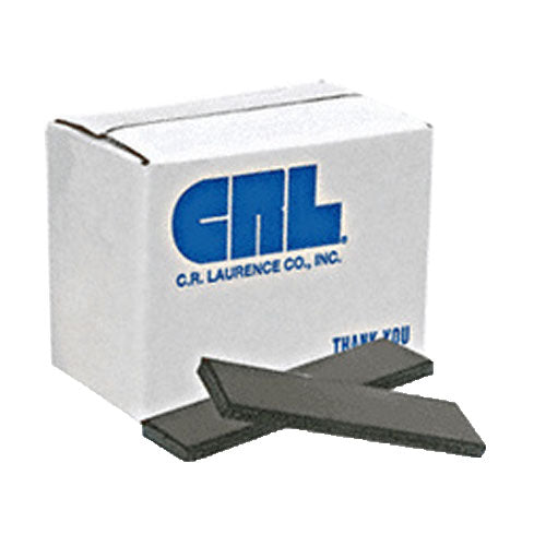 Crl 1/4" x 1/2" x 4" Neoprene Setting Blocks - 80 Durometer - 100 pack - Item # SB580