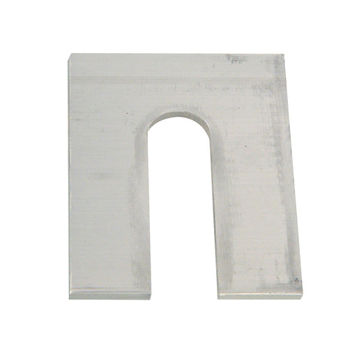 Crl 3" 1/16" x 3" Aluminum Horseshoe Shims - 100 pack - Item # AHS66