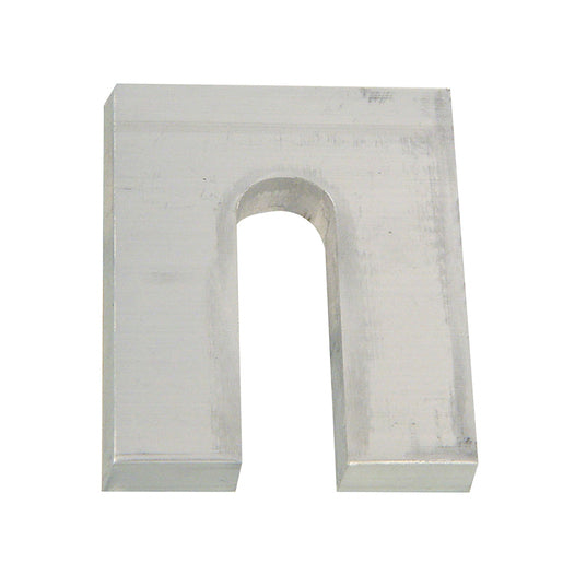 Crl 3" 1/4" x 3" Aluminum Horseshoe Shims - 100 pack - Item # AHS64