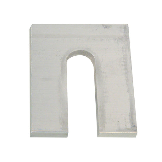 Crl 3" 1/8" x 3" Aluminum Horseshoe Shims - 100 pack - Item # AHS68