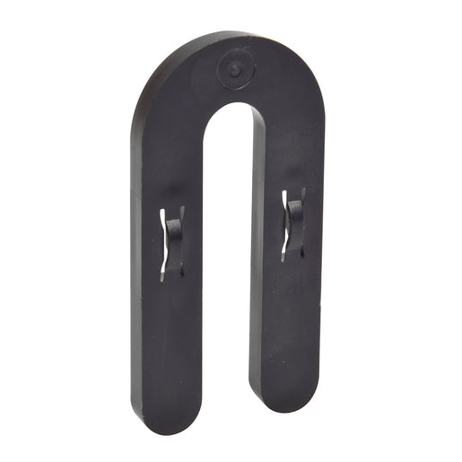 CRL Black 1/4" x 3" Plastic Interlocking Horseshoe Shims - 100 Pack - Item # 1HS01