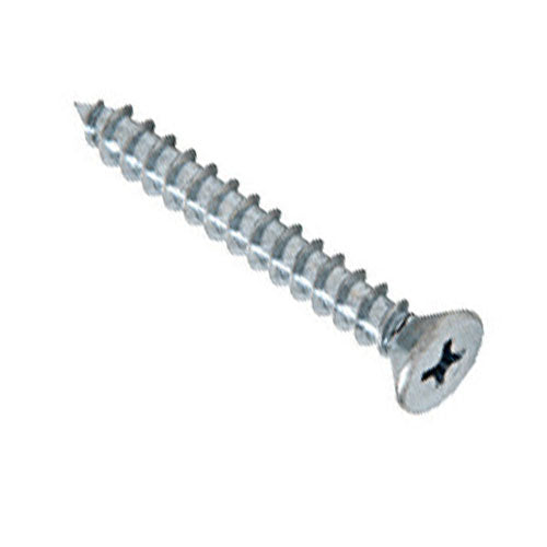 Crl #8 x 3" Flat Head Phillips Sheet Metal Screws  - 100 pack - Item # 8X3FHPSMS