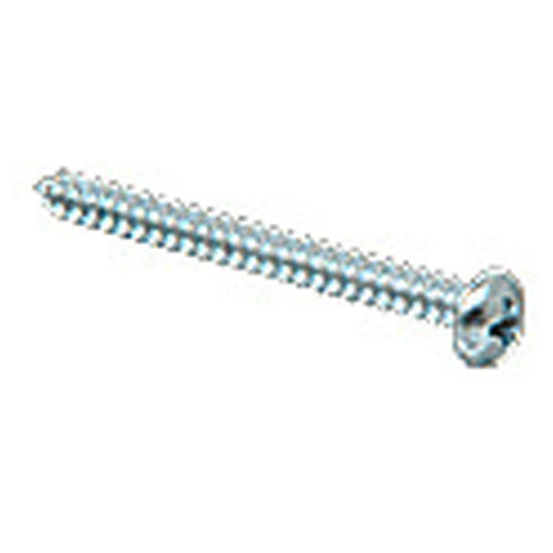 Crl #8 x 1-1/2" Pan Head Phillips Sheet Metal Screws - 100 Pack - Item # 8X112PHPSMS