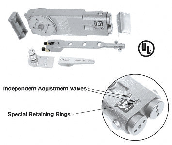 CRL 90º Hold Open Overhead Concealed Closer Package for End-Load Installation A.D.A. "A" Package - Item # CRL8960A