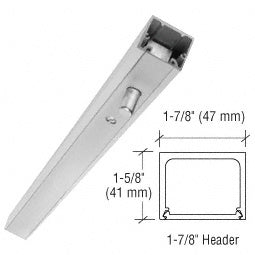 CRL Satin Anodized 36" Stock Size Narrow Header - Item # NH236SA