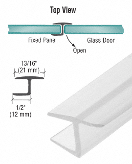 CRL 'Y' Jamb Seal with Soft Leg for 5/16" Glass - PCC8