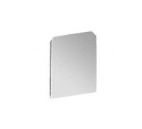 CRL Satin Anodized WU2 Series U-Channel End Cap - Item # WU2ECSA