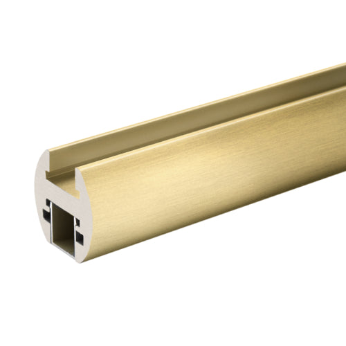 FHC Adjustable Shower Door Header Kit 144" Long Satin Brass - AHK144SB