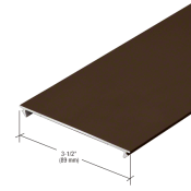 Crl-US Aluminum Flush Insert - Dark Bronze Anodize - 24'2" - Item # PS10022