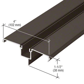 Crl-US Aluminum Stacking Head Insert - Dark Bronze Anodize - 24'2" - Item # CS41922