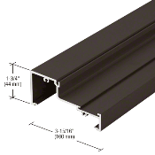 Crl-US Aluminum Horizontal - Dark Bronze Anodize Finish  - 24'2" - Item # JS41322