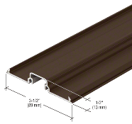 Crl-US Aluminum Shallow Pocket Insert - Dark Bronze Anodize - 24'2" - Item # RS20022