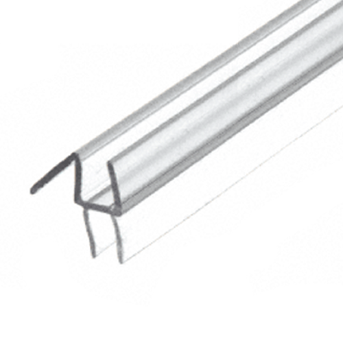 CRL Clear Co-Extruded Bottom Wipe With Drip Rail for 1/2" Glass - P912WS