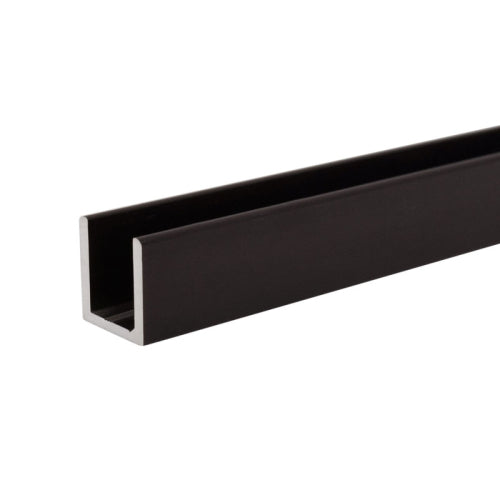 FHC Classic U-Channel for 1/2" Glass – 95" Long – Oil Rubbed Bronze - SUCD12ORB